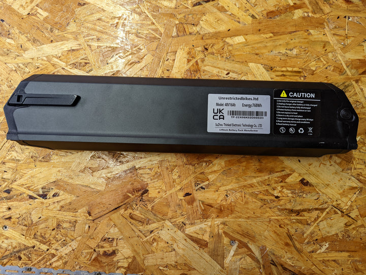 48v16Ah/ 768Wh hybrid E-bike battery